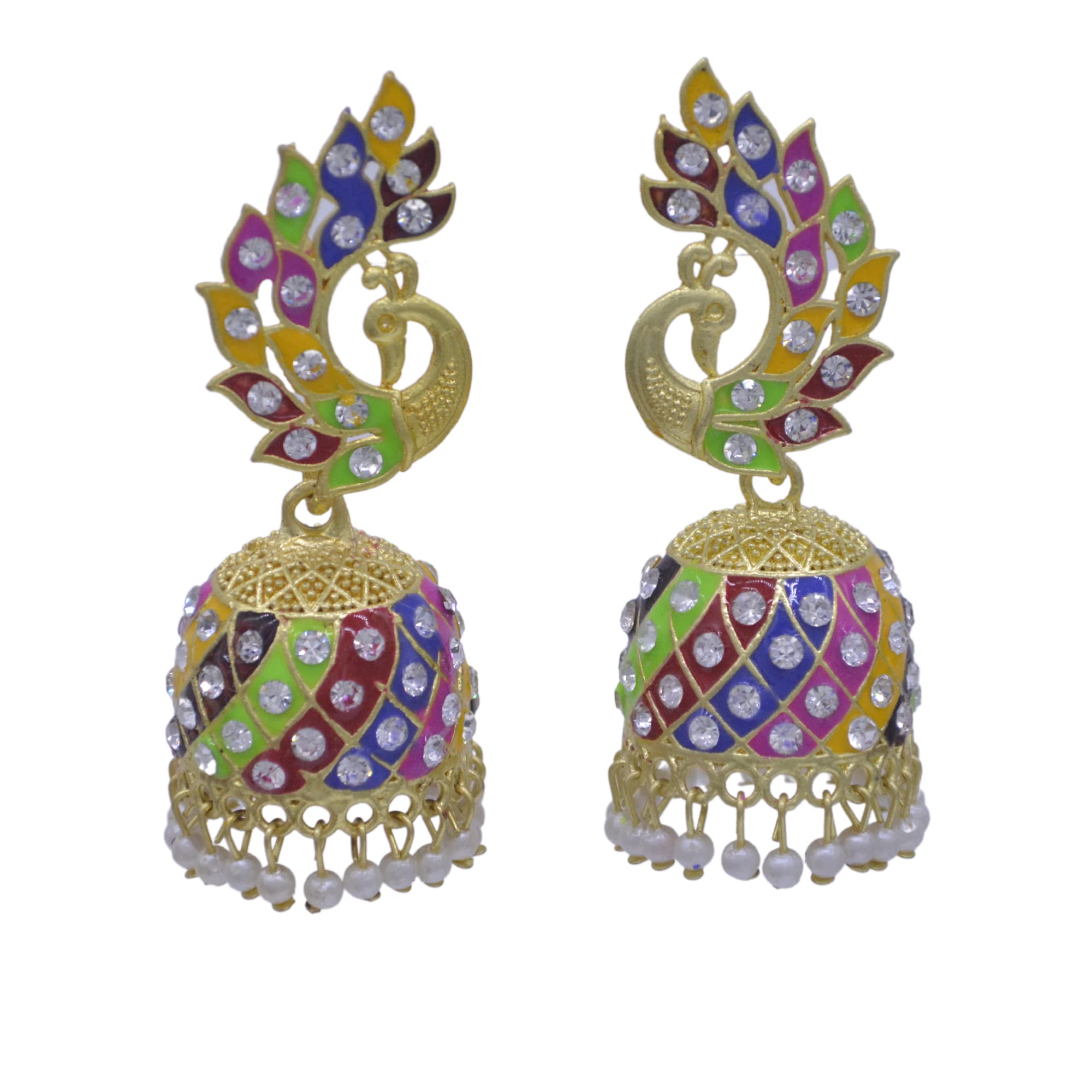 santarms fancy Jewellery long Afghani Earrings for women Handmade Earrings for Girls and Women stylish