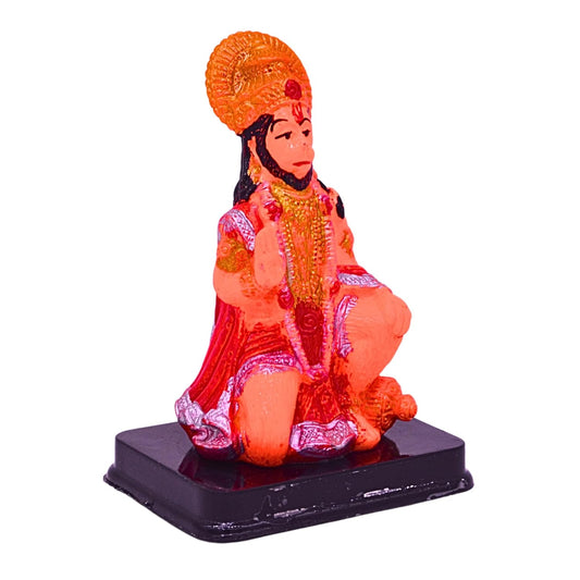 santarms Sitting Hanuman Idol Lord Balaji Bhagwan for Car Dashboard