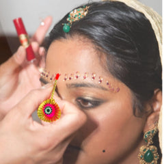 santarms Elegant Tilak Stick Set for Pooja: Fancy Sindoor & Tilak Gift – Perfect Rituals and Religious Ceremonies, Ideal Puja Articles Traditional Dandi Use