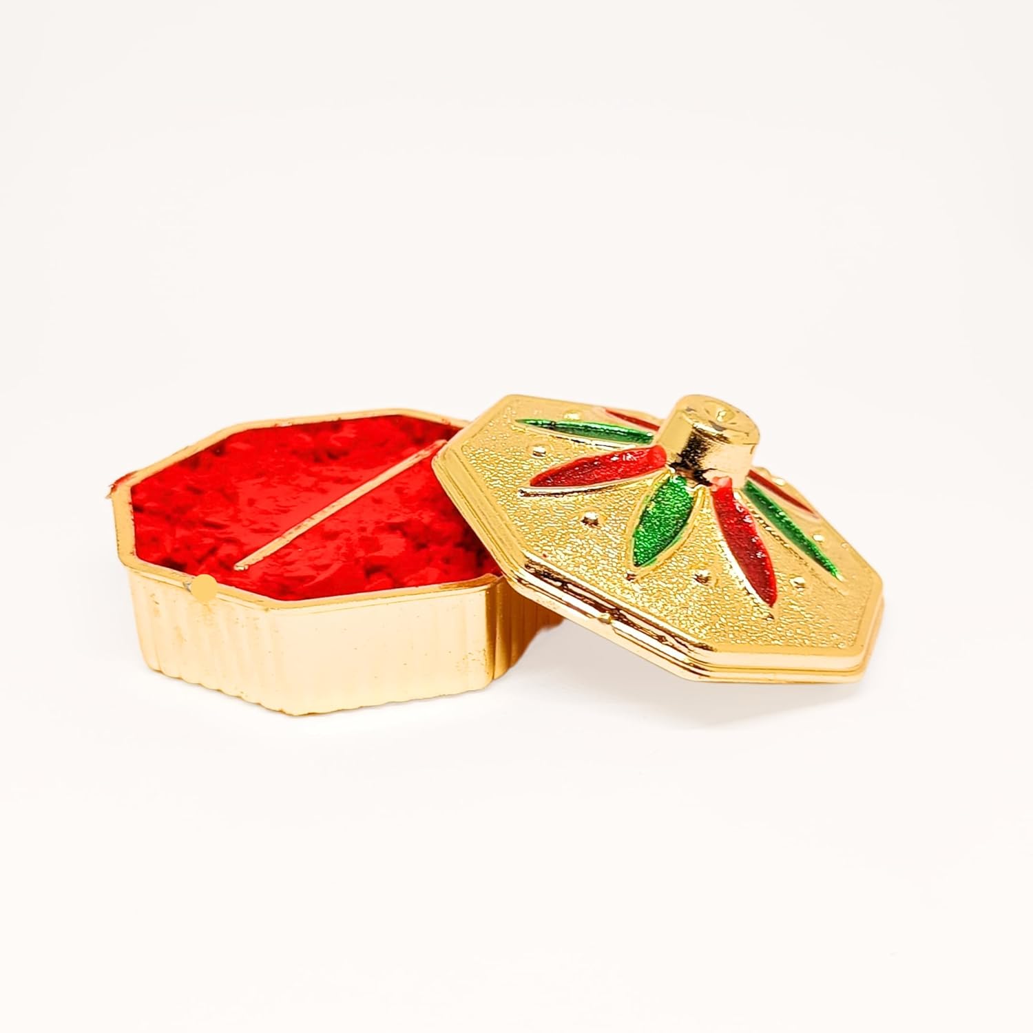 santarms Traditional Kumkum Sindoor Box – Beautiful Handcrafted Design for Weddings & Pooja Essentials