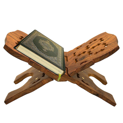 santarms rehal Stand for Quran pak, with rehal Stand Quran pak (12 inch)