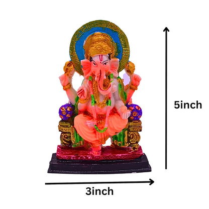 santarms Ganesha Ganesh murti Statue Shree Ganesha Idol Shree Ganesh for Pujaghar Home Decor Showpiece