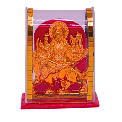 santarms God Idol Car Dashboard Cabinet Handicraft Statue Acrylic Cover Home Room Office Temple Mandir Murti Decor Showpiece Item (1) (Ganesha)