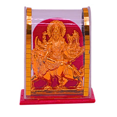 santarms God Idol Car Dashboard Cabinet Handicraft Statue Acrylic Cover Home Room Office Temple Mandir Murti Decor Showpiece Item (1) (Ganesha)