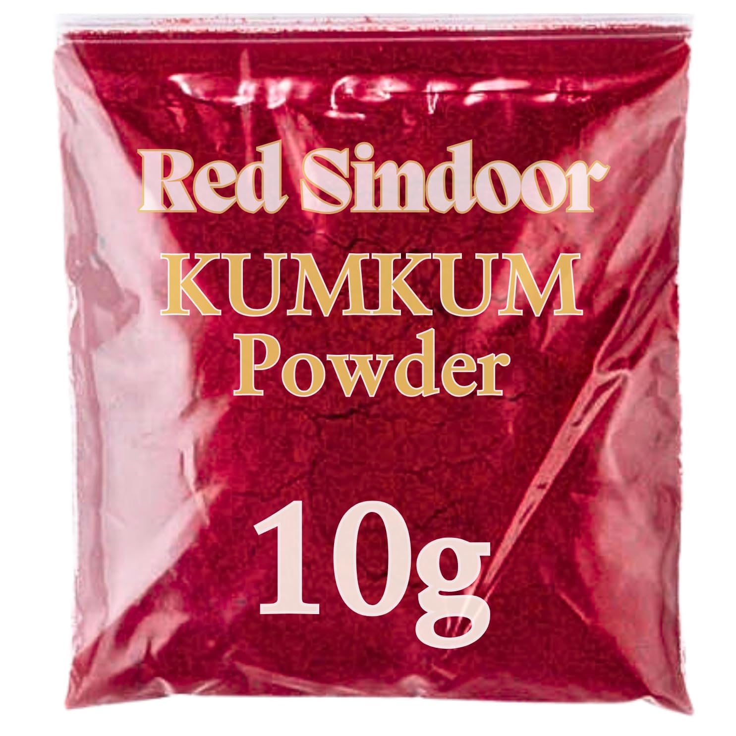 Santarms Natural Laal Sindoor Powder for Women, Red Kumkum Suhaag for Daily Use, Weddings and Puja Use - 10g