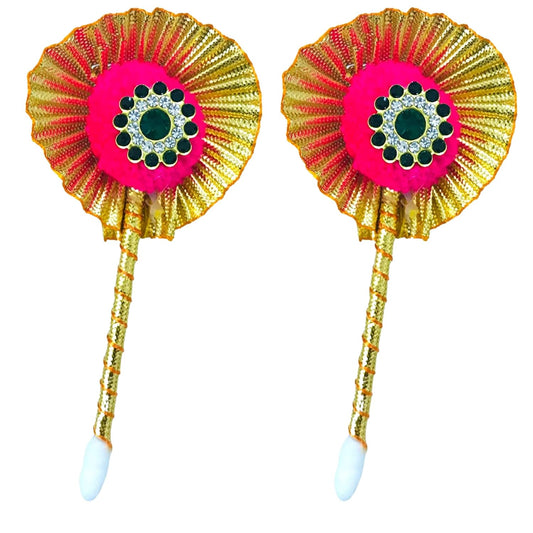 santarms Handcrafted Tilak Stick for Gift Fancy Set Pooja Articles Festivals Like Rakshabandhan, Bhai Dooj, Navratri, Janmashtami, Diwali - Pack of 2