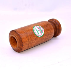santarms Vijaysar Wooden Tumbler for Diabetes, Joint Pains, and Blood Sugar Control: Made of Natural Wood | Pack of 1