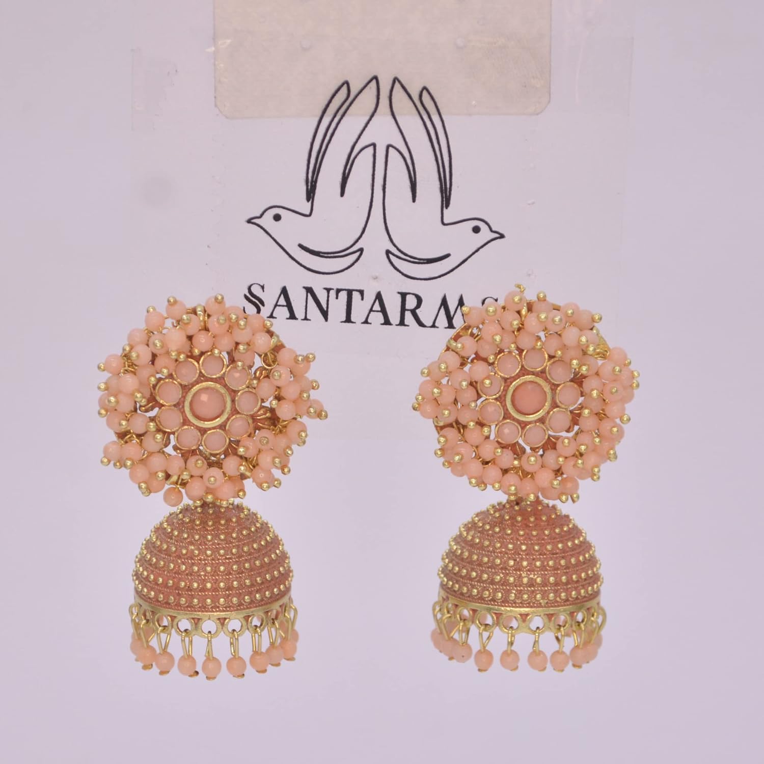 santarms fancy Jewellery long Afghani Earrings for women Handmade Earrings for Girls and Women stylish
