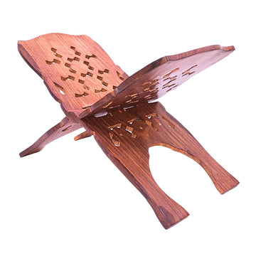 Santarms® 21 Inch Holy Book Stand for Guru Granth Sahib Ji Wooden Book Stand for Reading Holy Books Stand Holder Bookstand