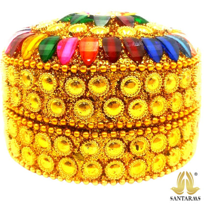 Santarms Karva Chauth Thali Set: Perfect for Pooja, Decor, and Special Occasions, for Wife on teej, Diwali, karwachauth, Pooja