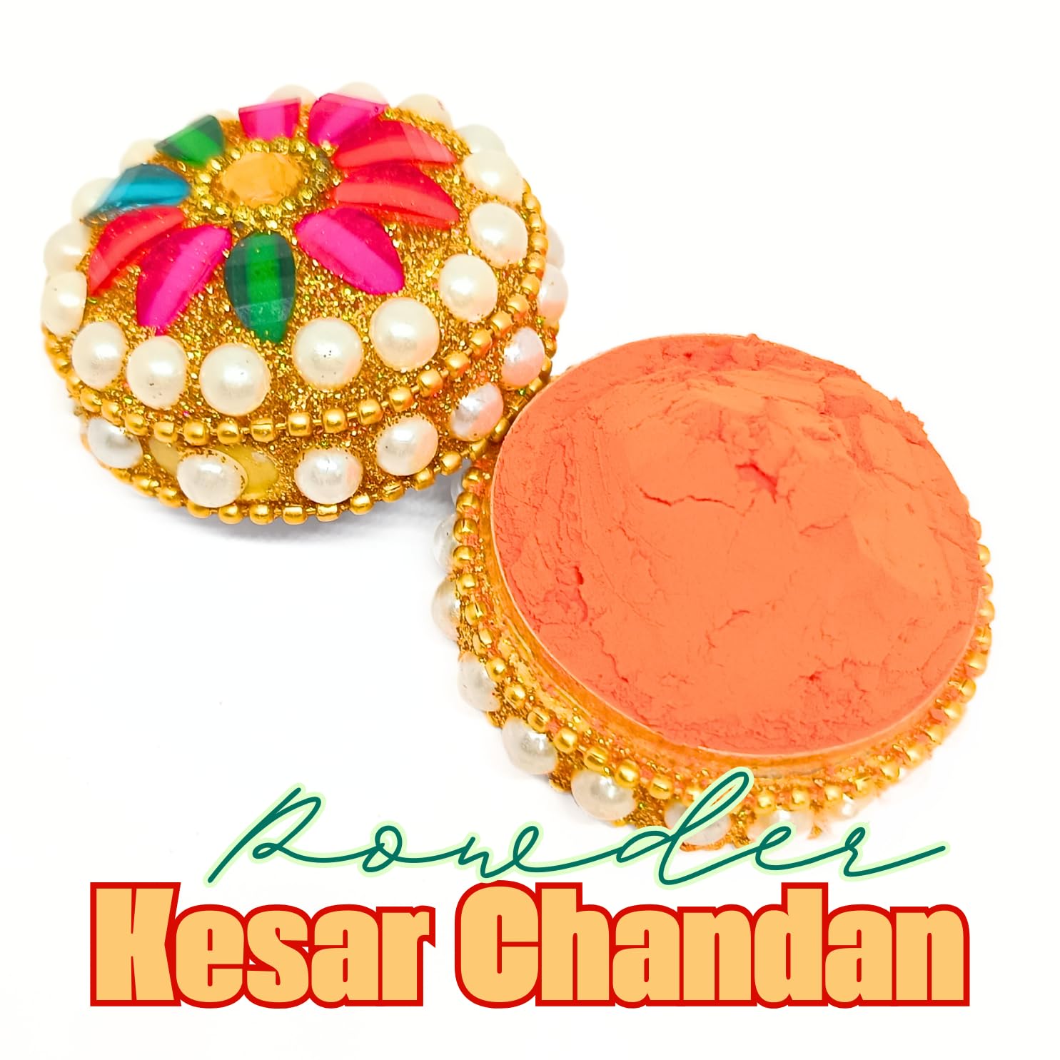 Santarms Kesar Chandan Powder, 5 Grams, for Tilak Pooja