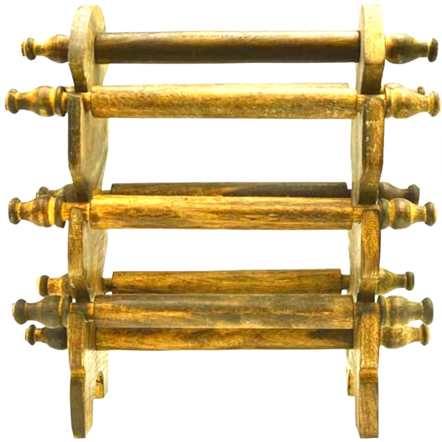santarms Wooden Bangle Stand For Bangles | Home Decor | Women Gift Bangles For Or Chudi Churi Best By Holder | MADE IN INDIA | 6 Rods