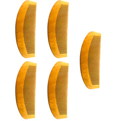 Santarms wooden neem comb for women men hair growth with wide wood tooth combs brush bamboo mens wodden combo set anti dandruff - mini comb for beard (Qty: 01)