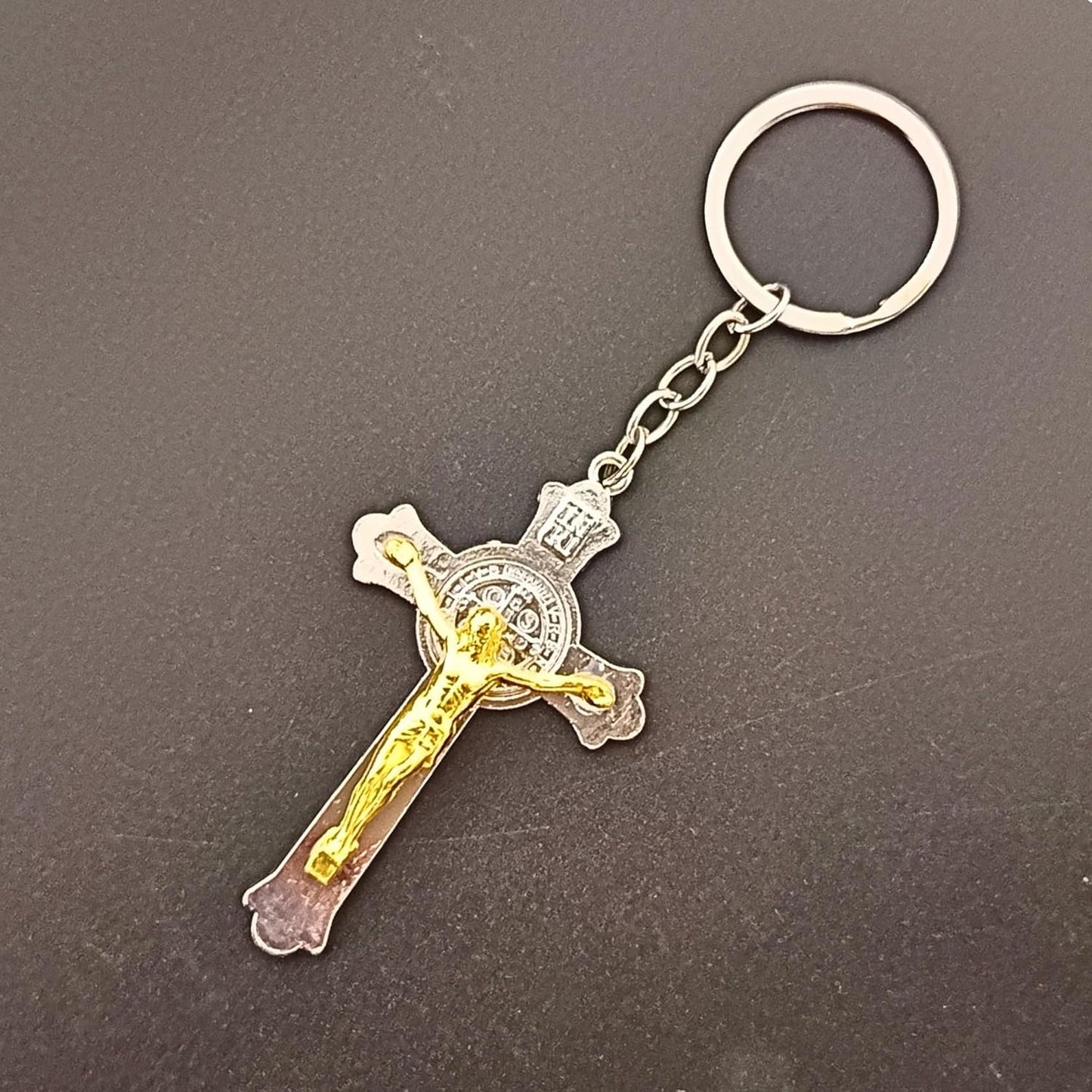 santarms Jesus Christ | Holy Cross Keychain jesus key chain
