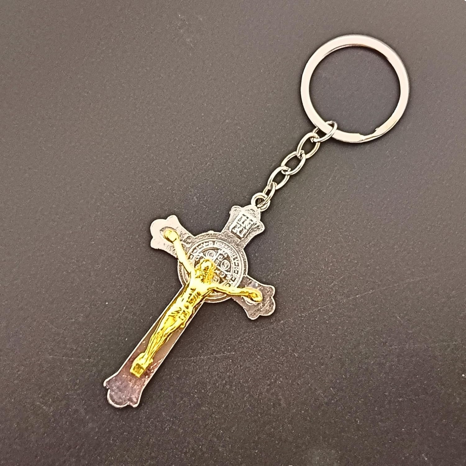 santarms Jesus Christ | Holy Cross Keychain jesus key chain