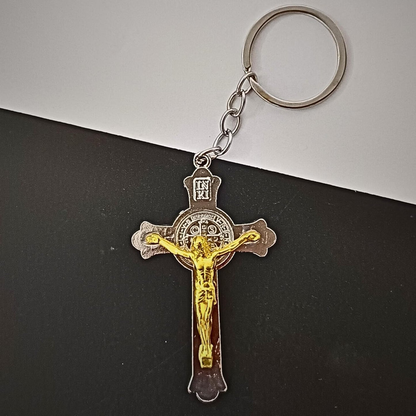 santarms Jesus Christ | Holy Cross Keychain jesus key chain