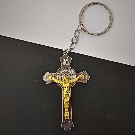 santarms Jesus Christ | Holy Cross Keychain jesus key chain