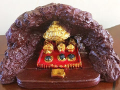 santarms MATA Vaishno Devi Darbar Maa Figurine, Durga Roop,Home and Office Decorative Showpiece Table, Gifts, Car Accessories Dashboard