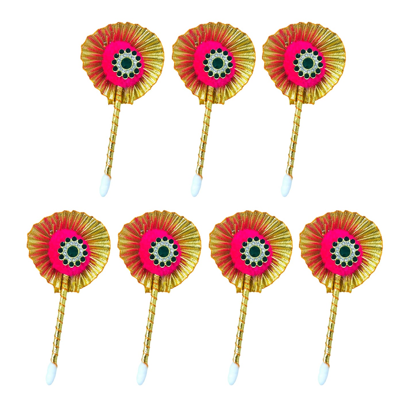 santarms Tilak Stick Gift Set – Fancy Pooja Articles for Sindoor, Kajal, Or Dandi Elegant Decorative Sticks Religious Ceremonies and Festivals (Set of 11) Ideal Gifting Spiritual Occasions