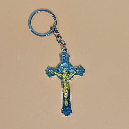 santarms Jesus Christ | Holy Cross Keychain jesus key chain