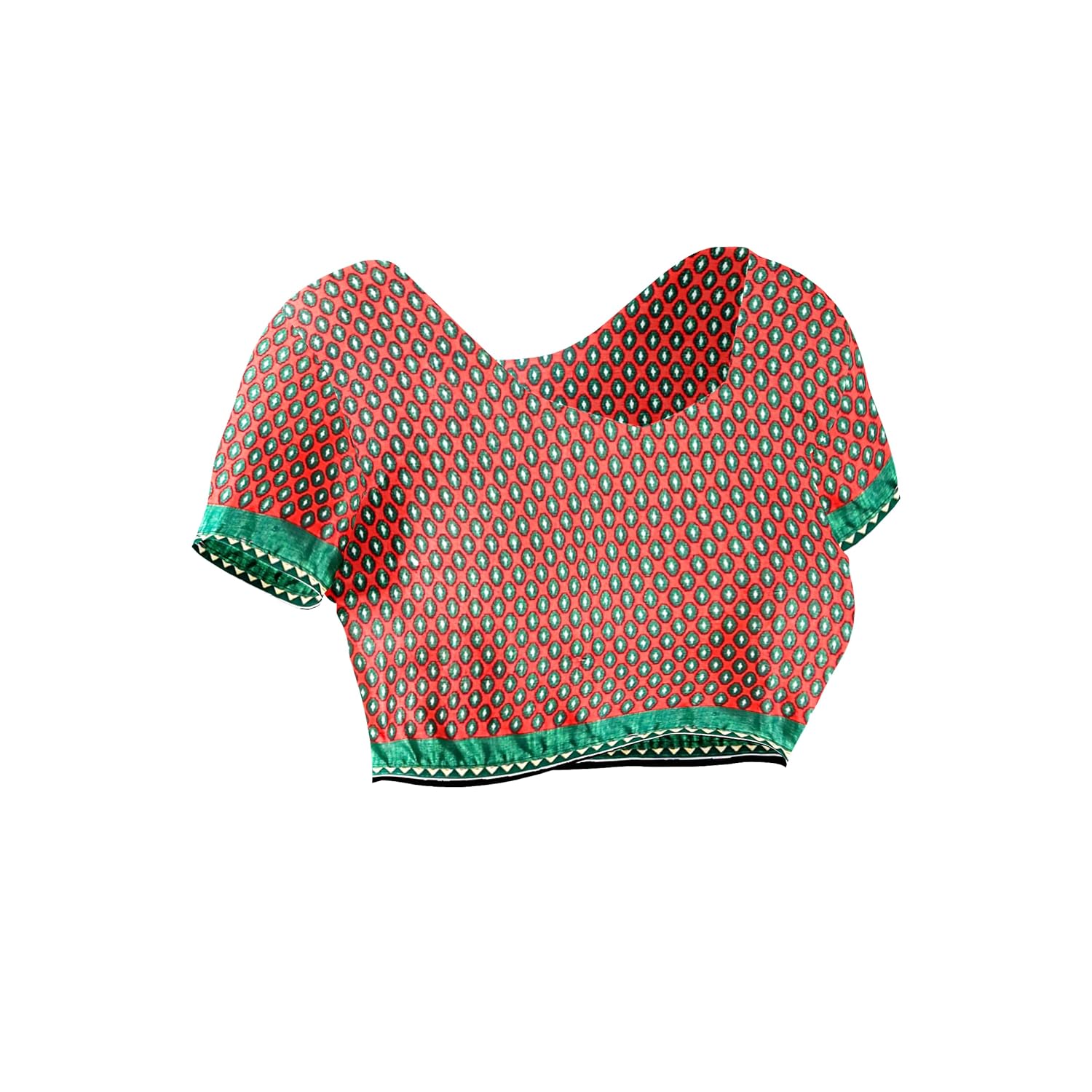 Hira Silk Saree for Women, Printed Silk Saree/Sari with Unstitched Blouse Piece Multi