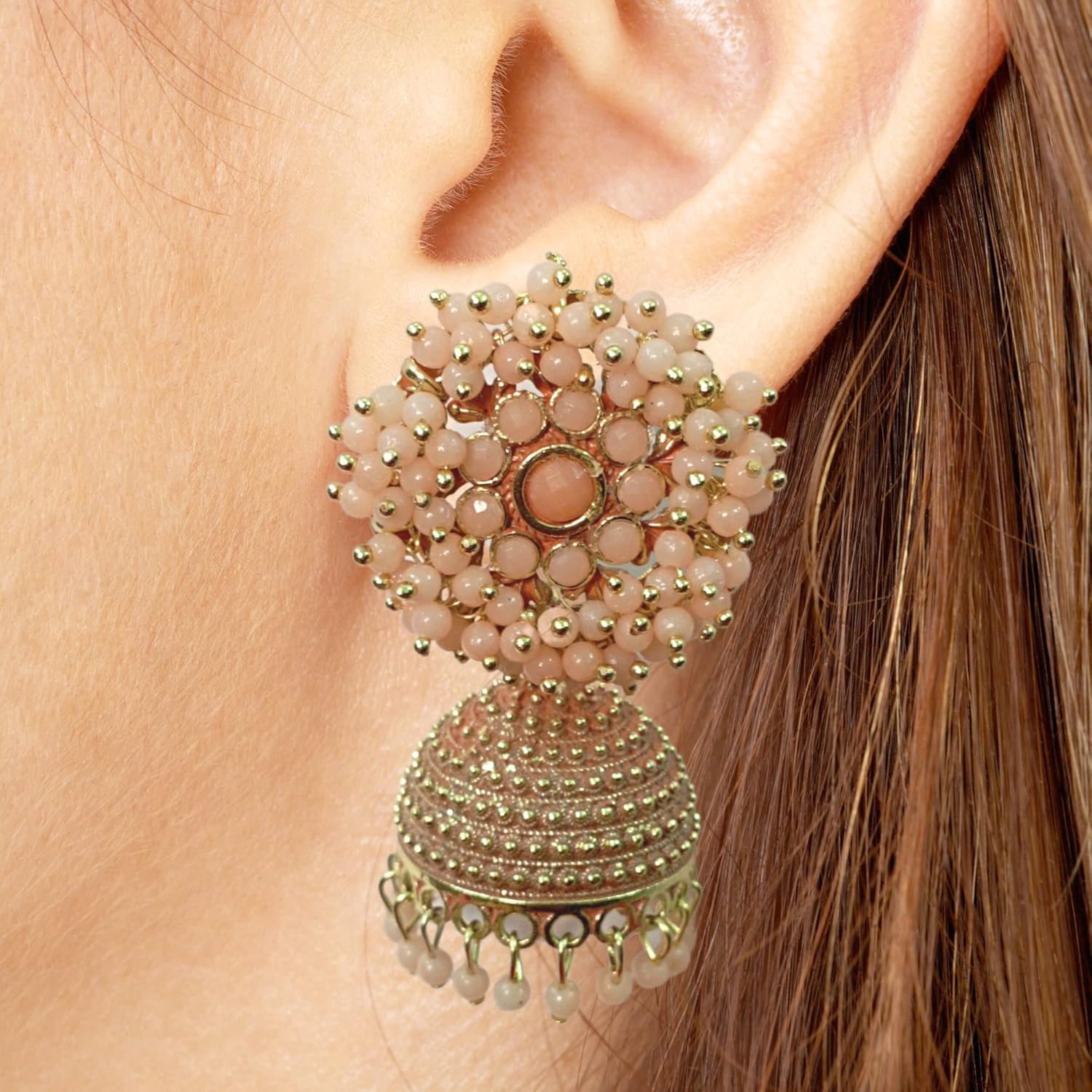 santarms fancy Jewellery long Afghani Earrings for women Handmade Earrings for Girls and Women stylish