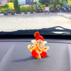 santarms® Ganesha Idol for Home Decor for car Dashboard ( 2.5 inch Height )