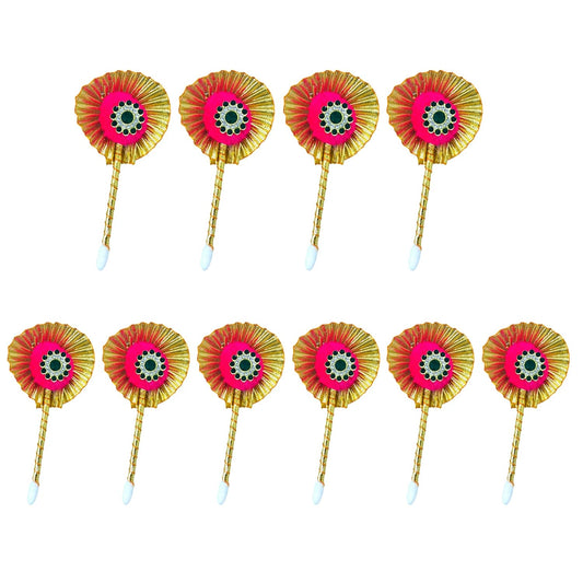 santarms Tilak Stick Gift Set – Fancy Pooja Articles for Sindoor, Kajal, Or Dandi Elegant Decorative Sticks Religious Ceremonies and Festivals (Set of 11) Ideal Gifting Spiritual Occasions