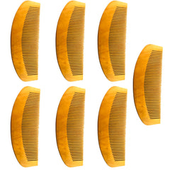 Santarms wooden neem comb for women men hair growth with wide wood tooth combs brush bamboo mens wodden combo set anti dandruff - mini comb for beard (Qty: 01)