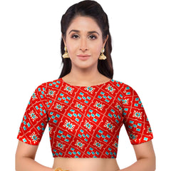 Hira Silk Printed Saree for Women, Tussar Silk Saree/Sari with Unstitched Blouse Piece
