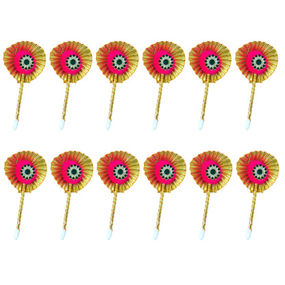 santarms Elegant Tilak Stick Set for Pooja: Fancy Sindoor & Tilak Gift – Perfect Rituals and Religious Ceremonies, Ideal Puja Articles Traditional Dandi Use