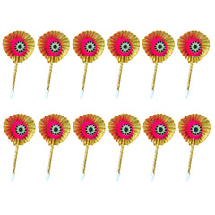 santarms Elegant Tilak Stick Set for Pooja: Fancy Sindoor & Tilak Gift – Perfect Rituals and Religious Ceremonies, Ideal Puja Articles Traditional Dandi Use