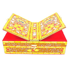santarms Wooden Quran rehal Box rehal Quran Sharif holy Books Stand Box - The Sacred Wedding: Muslim Bride with Holy Quran Wooden Box, Al-Rihal, Kaaba and Book Stand for Reading
