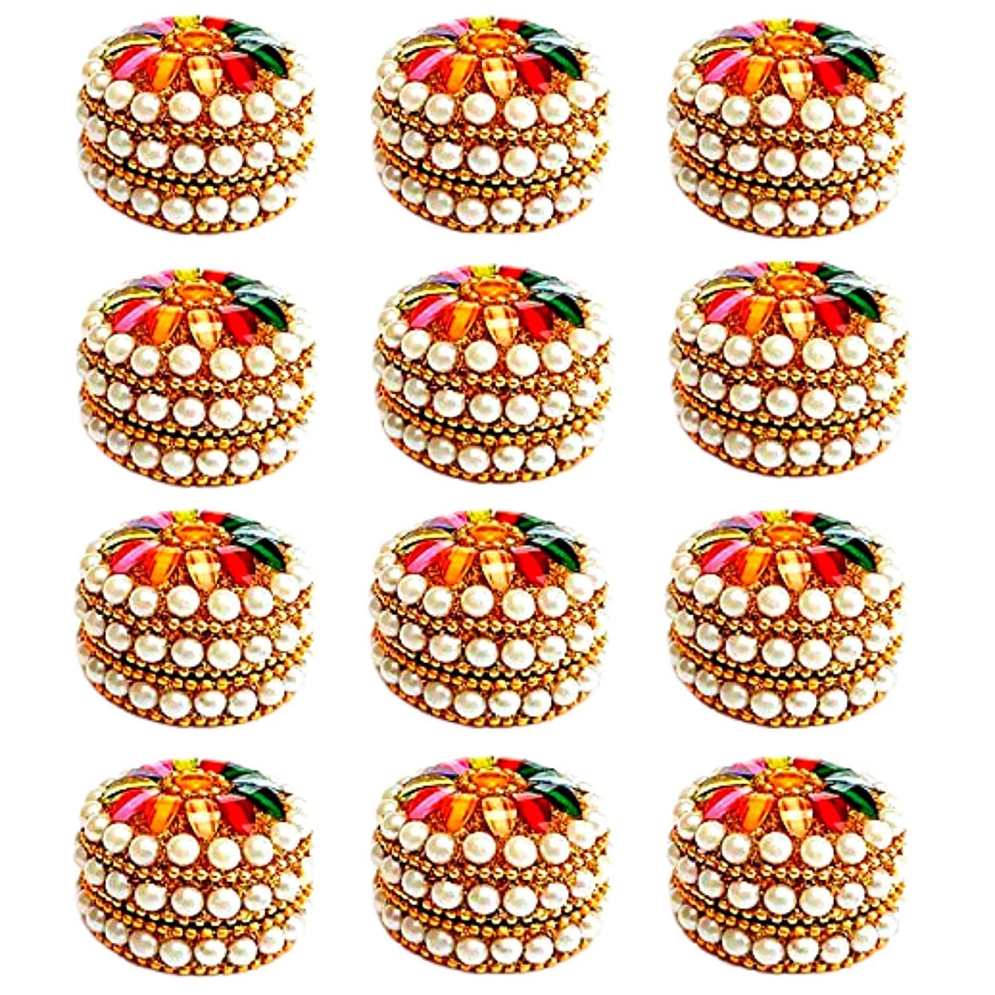 santarms kumkum Box with Geeta Book for Gifts