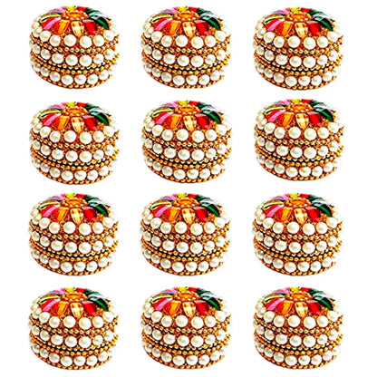 santarms kumkum Box with Geeta Book for Gifts