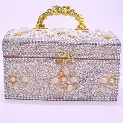 santarms makeup box vanity box for bangles box use as Professional Cosmetic Makeup Kit Storage Organizer Beauty Make-Up Cosmetic Box Vanity Case