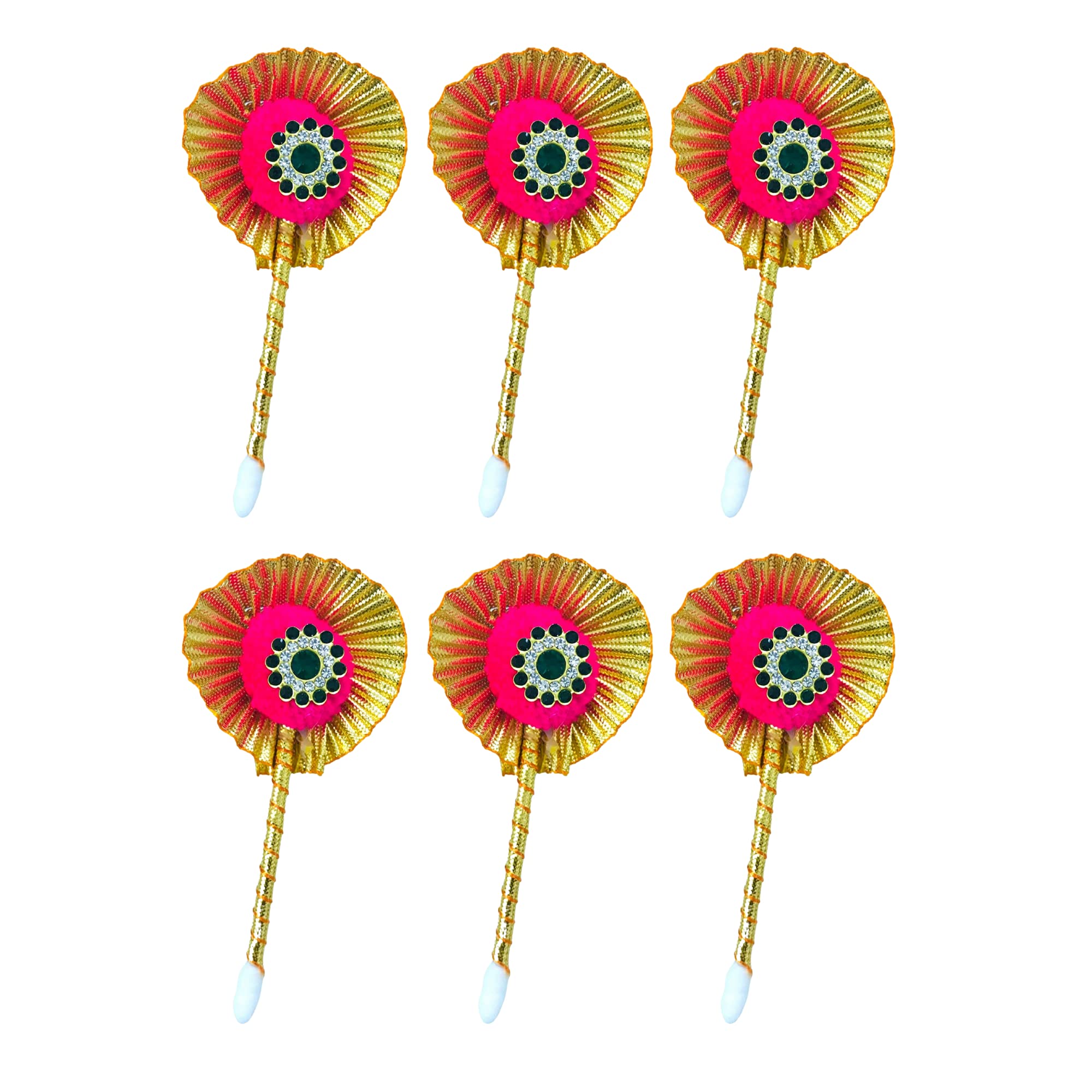 santarms Elegant Tilak Stick Set for Pooja: Fancy Sindoor & Tilak Gift – Perfect Rituals and Religious Ceremonies, Ideal Puja Articles Traditional Dandi Use