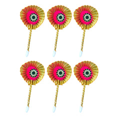 santarms Elegant Tilak Stick Set for Pooja: Fancy Sindoor & Tilak Gift – Perfect Rituals and Religious Ceremonies, Ideal Puja Articles Traditional Dandi Use