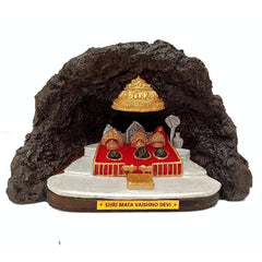 santarms MATA Vaishno Devi Darbar Maa Figurine, Durga Roop,Home and Office Decorative Showpiece, Pack of 1