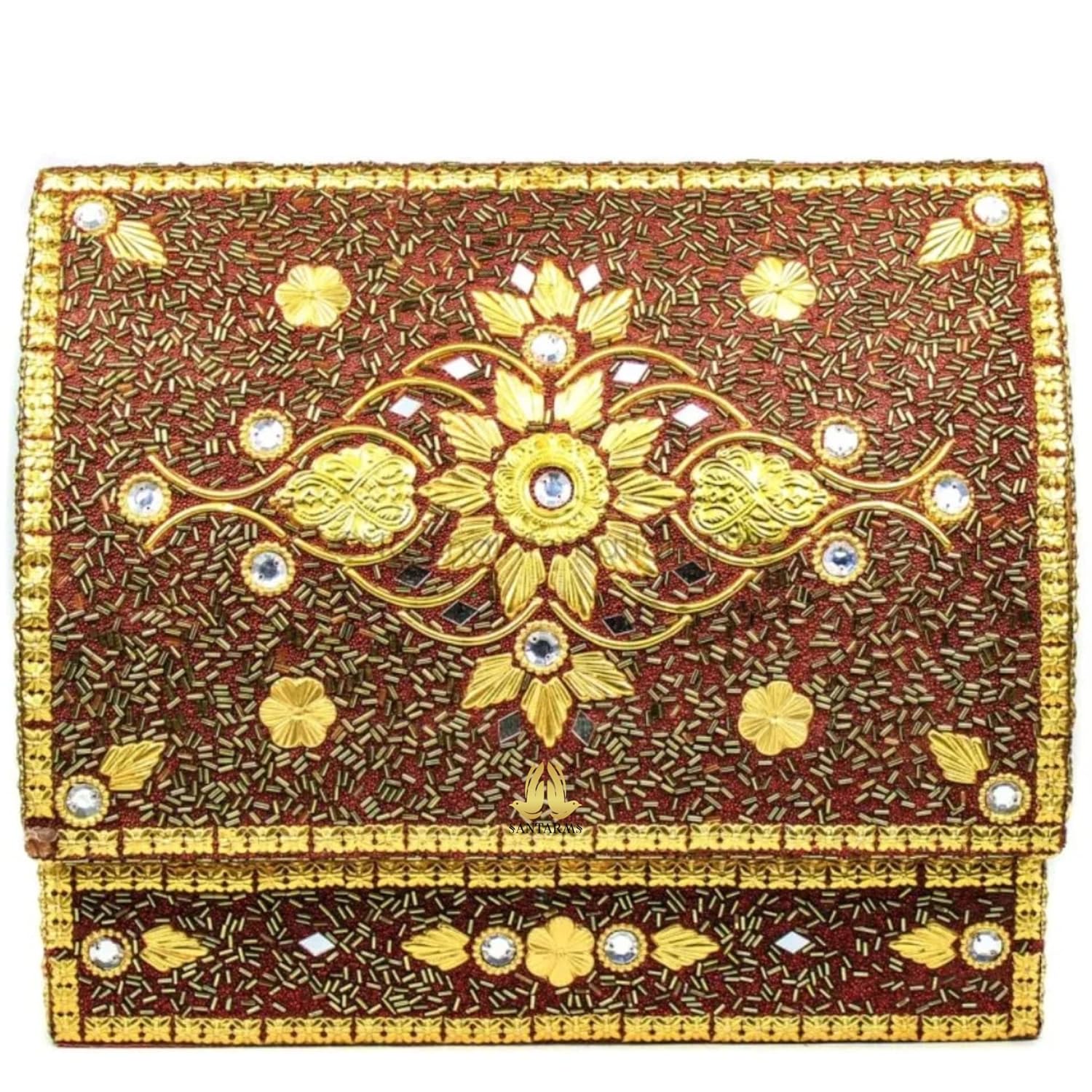 santarms jewellery Fancy Bangle Box Brocade Hardboard Bangle Box Bangle Organizer Box Jewellery Storage Box