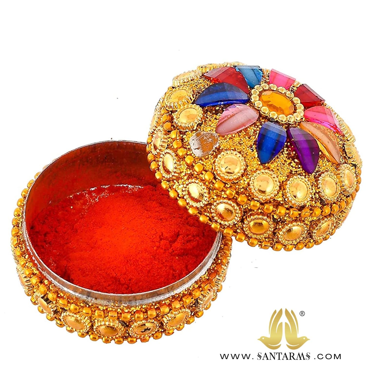 Santarms Chhath Puja Thali Set Puja Thali Items Decorative Thali Set Chhath Pooja Special Wife Wedding Gifts Thali chhat puja Thali Puja Gift Items Worship Articles Puja Thali Puja Articles