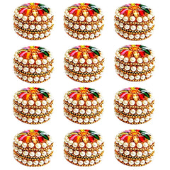 santarms kumkum Box with bhagwat Geeta Book for Gifts
