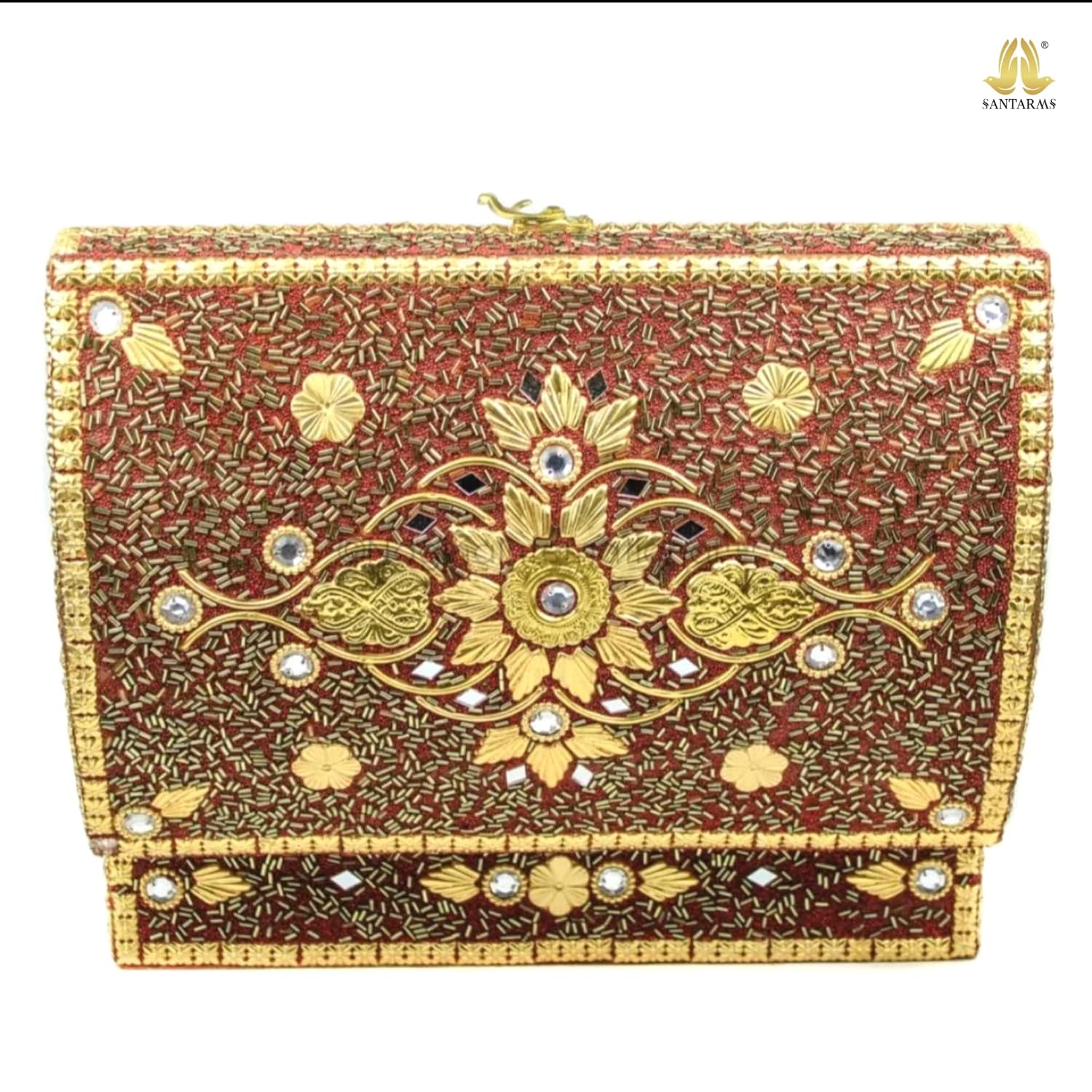 santarms jewellery Fancy Bangle Box Brocade Hardboard Bangle Box Bangle Organizer Box Jewellery Storage Box