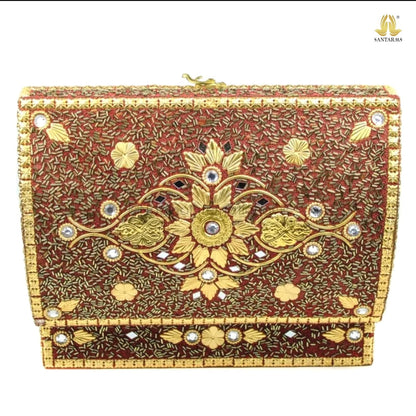 santarms jewellery Fancy Bangle Box Brocade Hardboard Bangle Box Bangle Organizer Box Jewellery Storage Box