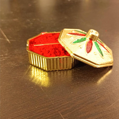 santarms Traditional Kumkum Sindoor Box – Beautiful Handcrafted Design for Weddings & Pooja Essentials