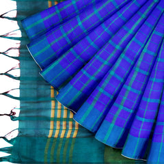 Hira Silk Cotton Saree for Women, Printed Sari with Unstitched Blouse Piece
