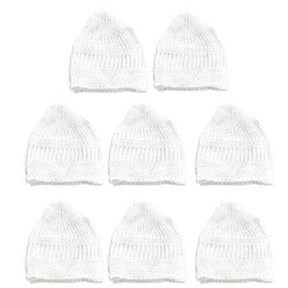 santarms Islamic Prayer Kufi Muslim Cap for Men or boy namaz topi for namaz - Combo White
