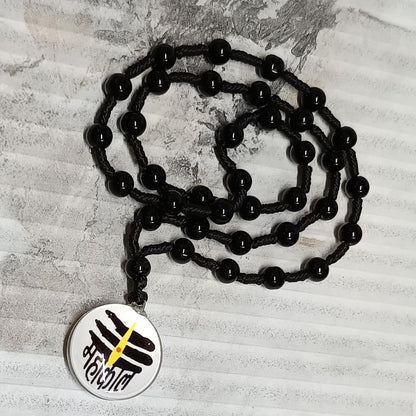 santarms Mahakal Beads Mala mahakaal Locket for Men Women Boys & Girls
