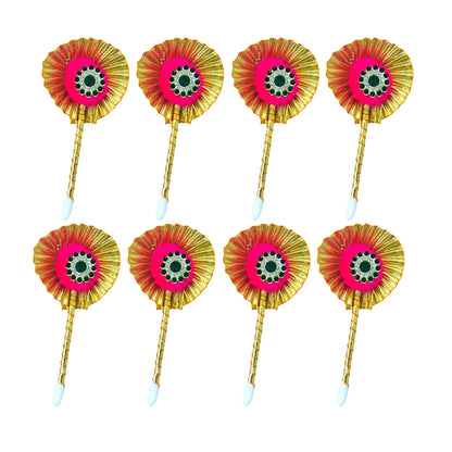 santarms Tilak Stick Gift Set – Fancy Pooja Articles for Sindoor, Kajal, Or Dandi Elegant Decorative Sticks Religious Ceremonies and Festivals (Set of 11) Ideal Gifting Spiritual Occasions
