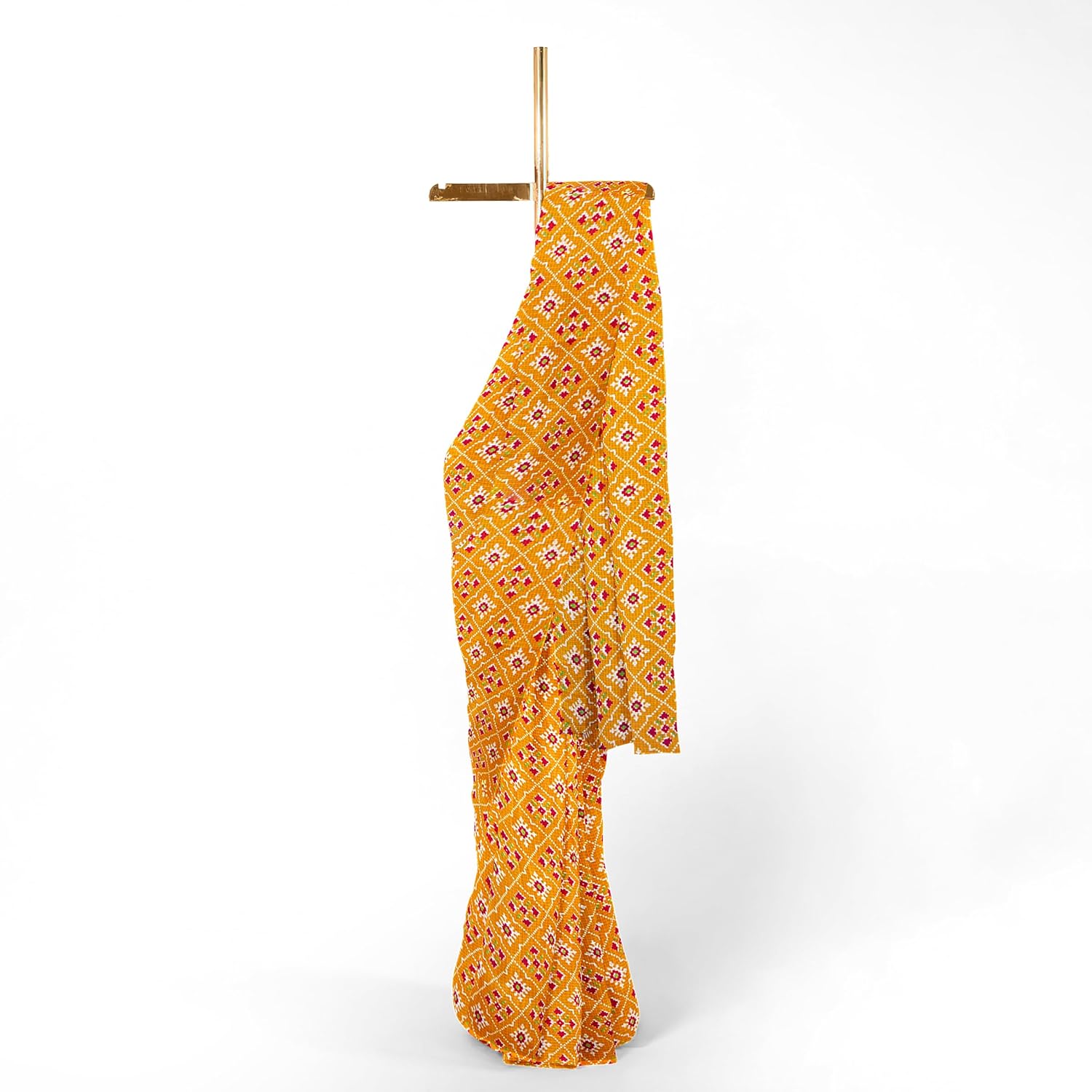 Hira Silk Printed Saree for Women, Tussar Silk Saree/Sari with Unstitched Blouse Piece